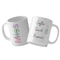 Tazón Coffee Teach Repeat