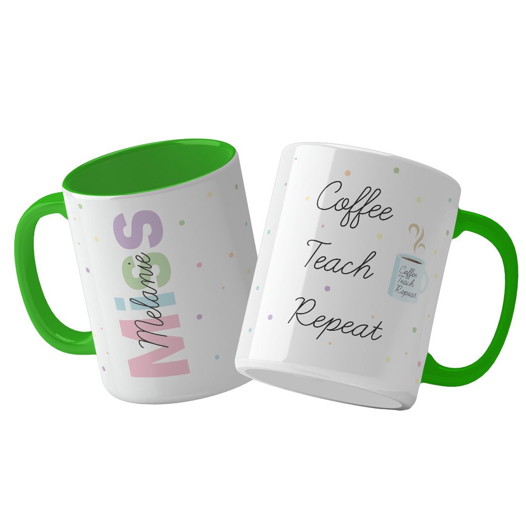 Tazón Coffee Teach Repeat