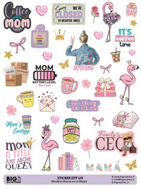 Stickers DTF UV  Mamá es la Mejor