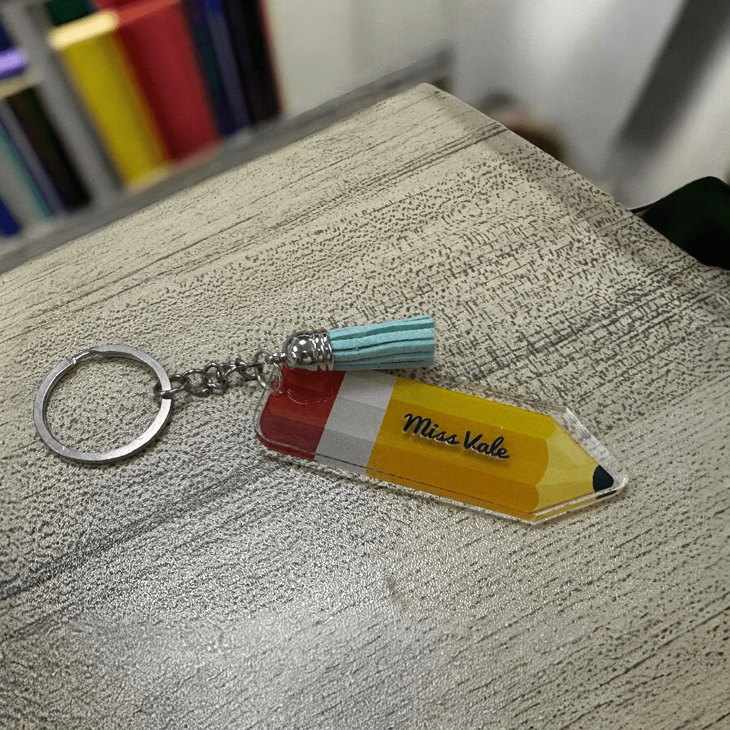 Llavero Lápiz Profesora