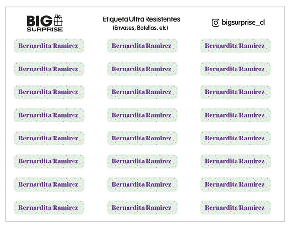 Etiquetas Para Marcar Ultra Resistentes