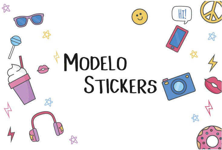 Sticker con tu Nombre - Sticker para cuadernos o regalos 6x4