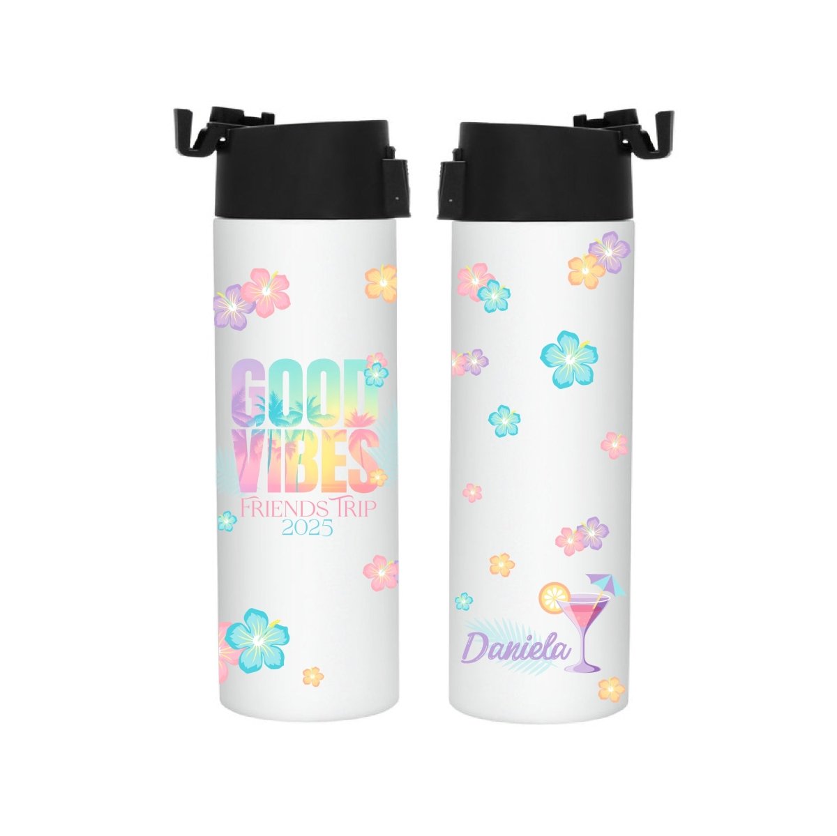Mug Térmico Viajes Blanco