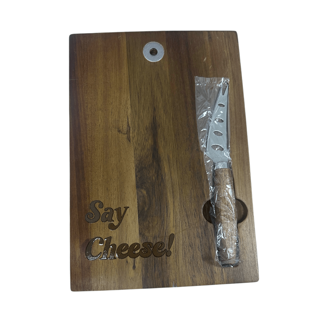 Tabla para quesos Say Cheese con Cuchillo