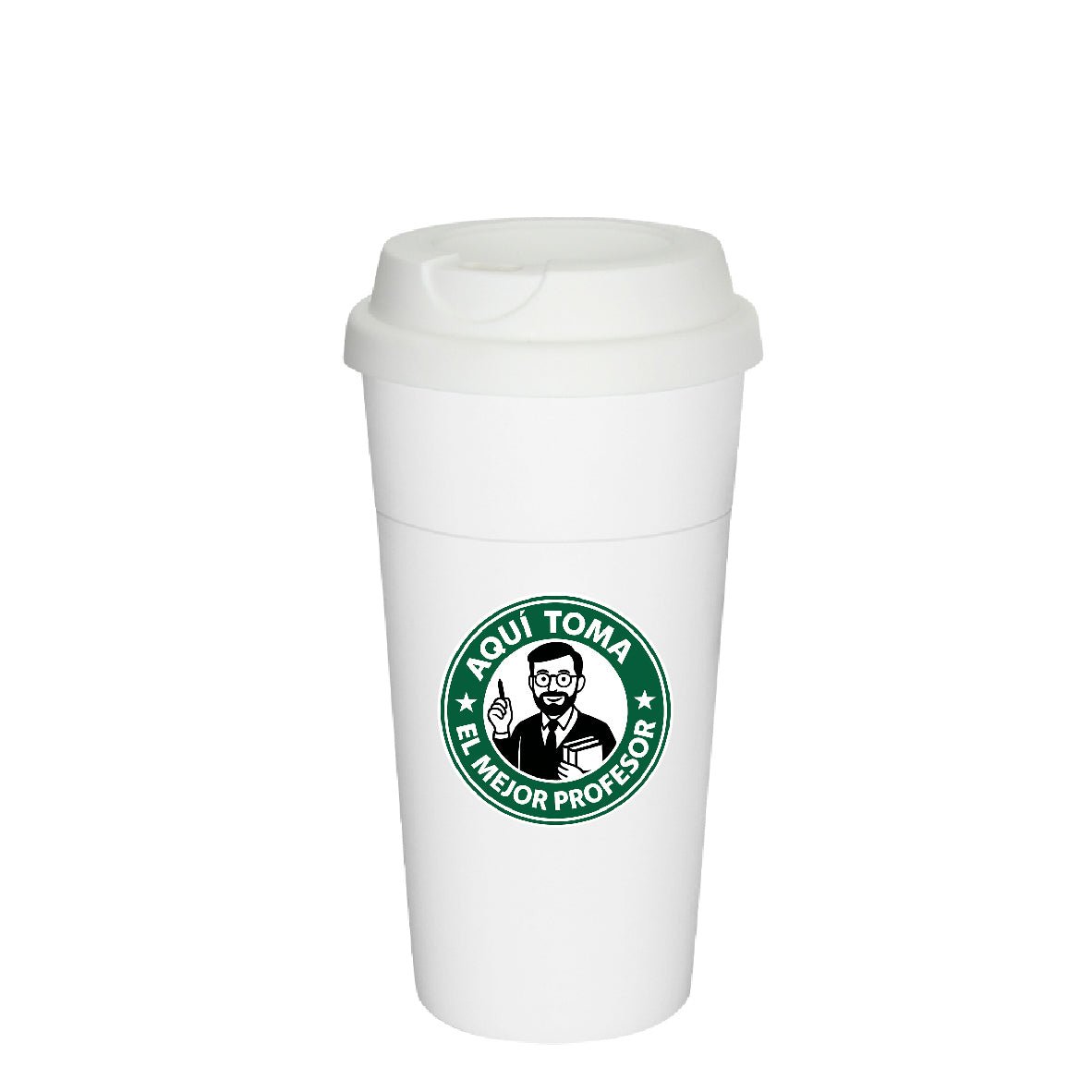 Vaso tipo Starbucks Día del Profesor