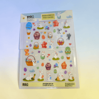 Stickers DTF UV  Conejito de Pascua