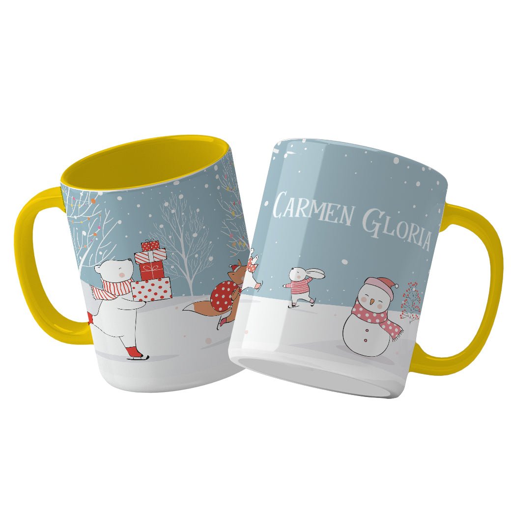 Tazón Navidad Patinaje