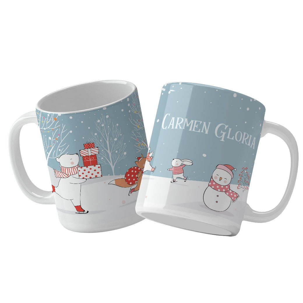 Tazón Navidad Patinaje