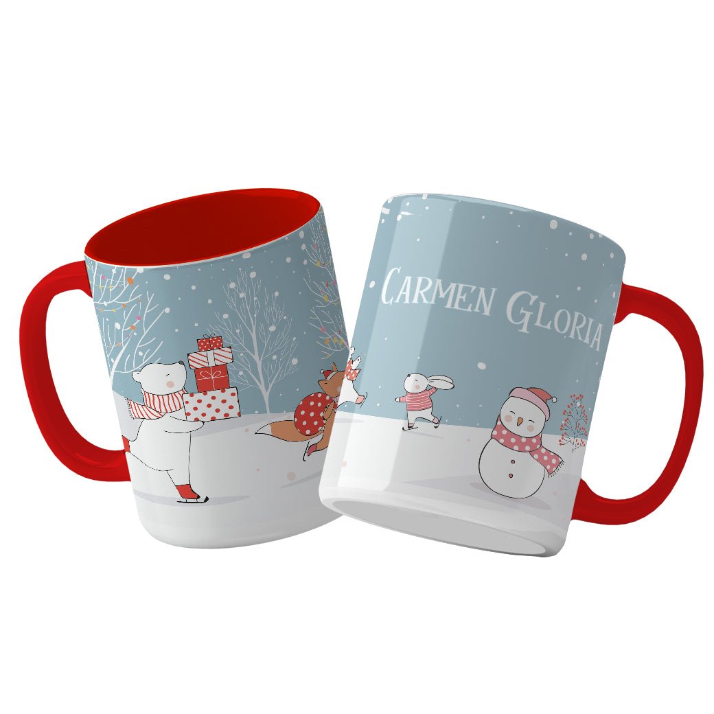 Tazón Navidad Patinaje