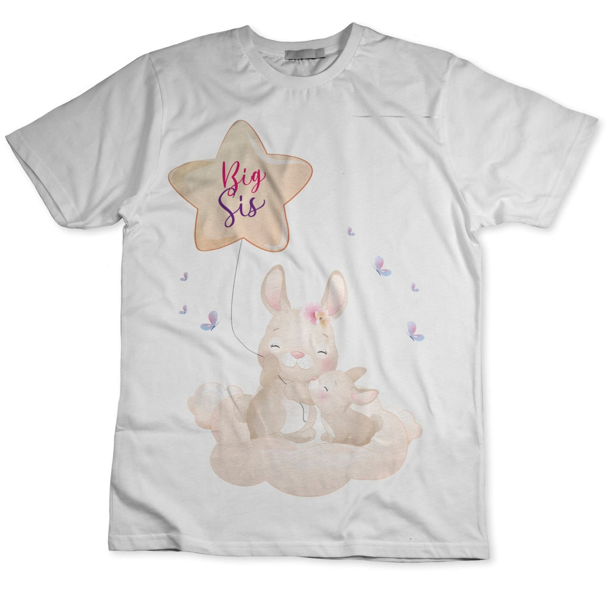 Polera Big Sis Conejitos
