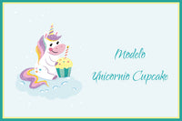 Sticker con tu Nombre tamaños 6x4 y 3x1